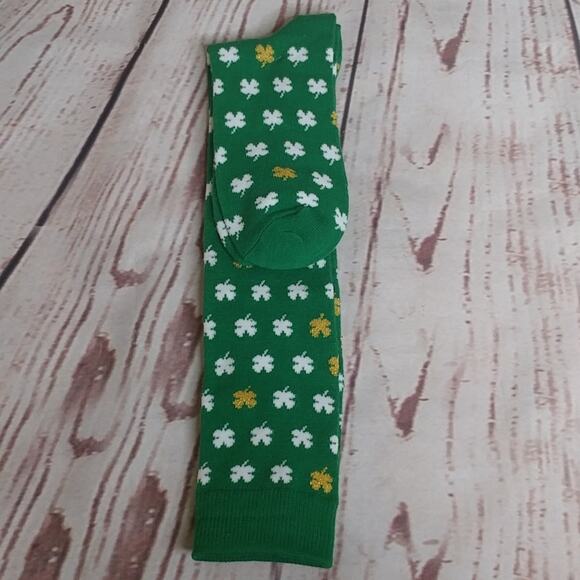 Four Leaf Clover Knee High Socks - 1 pair 455c - Picture 2 of 4